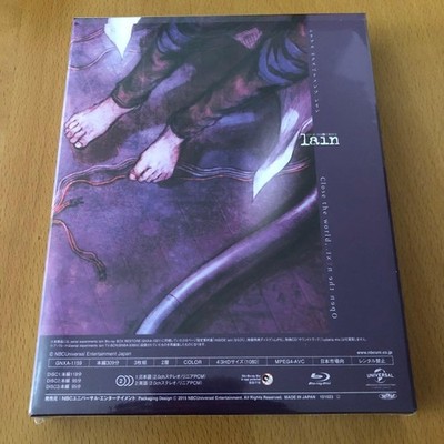 serial experiments lain Blu-ray BOX Region free English Audio GNXA