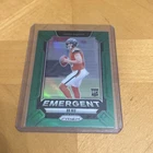 2024 Panini Prizm - Emergent Bo Nix #3 Green Prizm (RC)