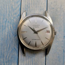 Rare 35mm Vintage J W Benson Hand-Winding Men's Wristwatch