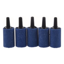 5 Stück Zylinder Blase Luftsteine blau für Aquarium Y2G32229