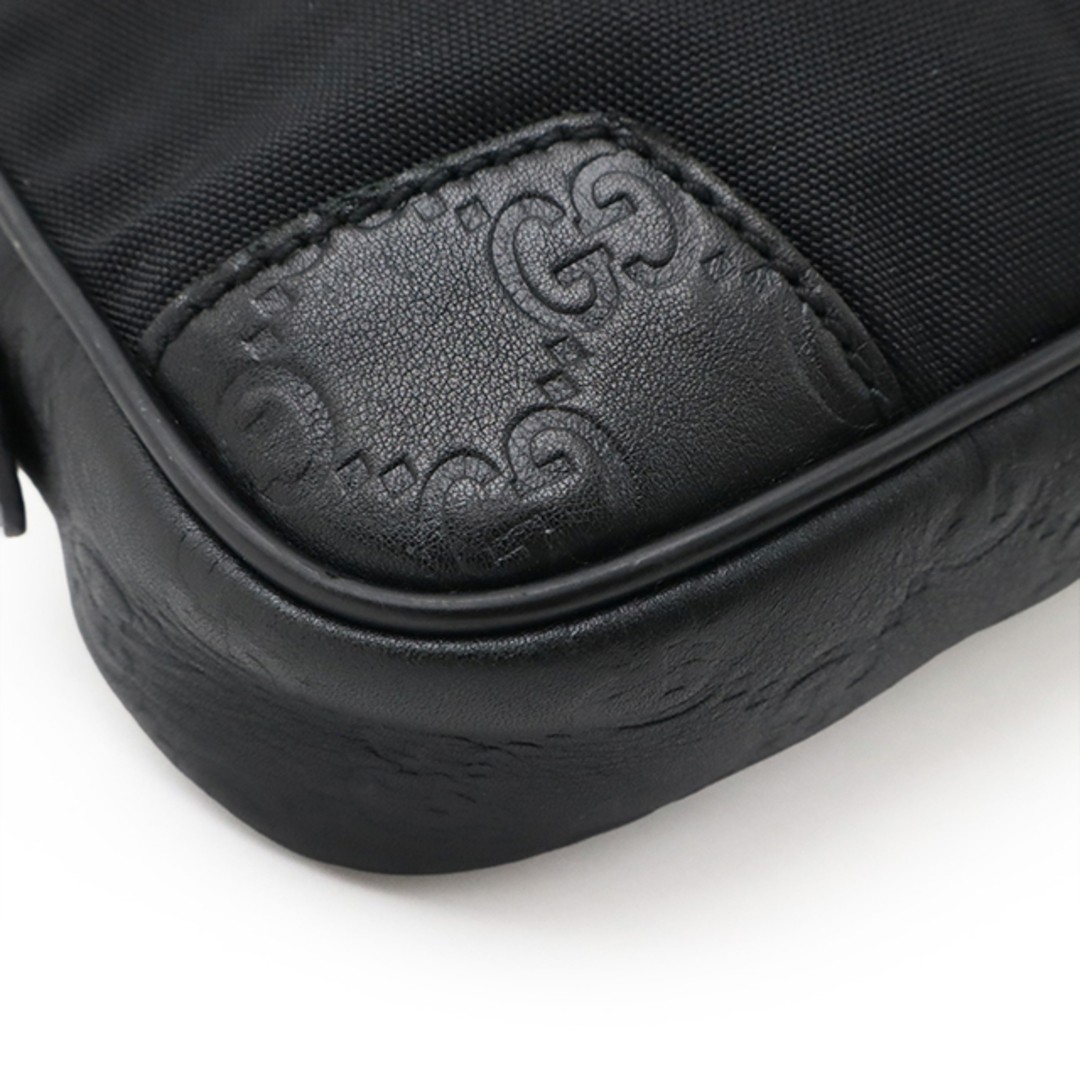 Gucci Guccisima Waist Bag Nylon Canvas Black Used AB Condition thumbnail 3