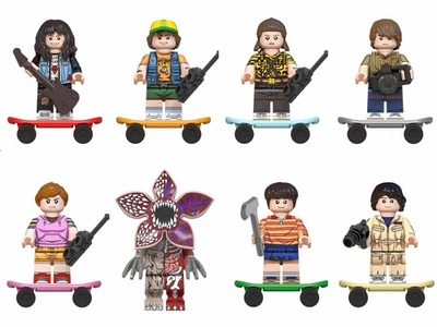 Stranger Things Mini Figures Demogorgon Hero Building Block Horror Bricks Toy