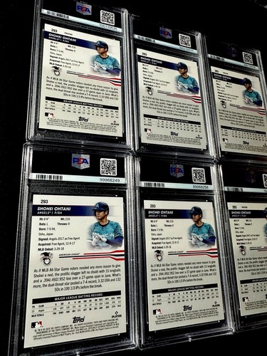 2024 TOPPS PRISTINE Shohei OHTANI (8) Lot - PSA 10 + 9 6 Colors 6 graded READ - Picture 17 of 18