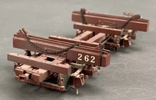 On3 Empire Timber Co. 20’ Skeleton Log Car w/Working Brakes JER O3225