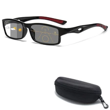 Photochromic Progressive Multifocal Reading Glasses Stylish Readers Eyeglasses