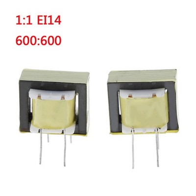 2 Pcs audio transformers 600:600 ohm europe 1:1 EI14 isolation transformerOY