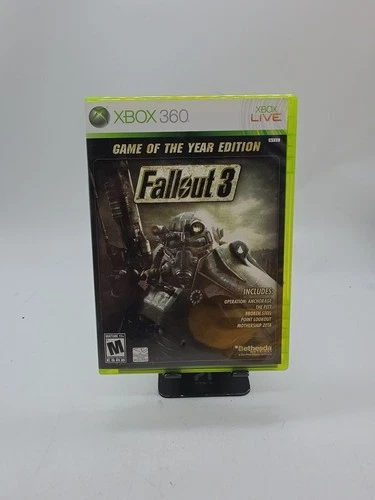 Fallout 3 Game of the Year Edition (Microsoft Xbox 360, 2009) Cib Complete Mint