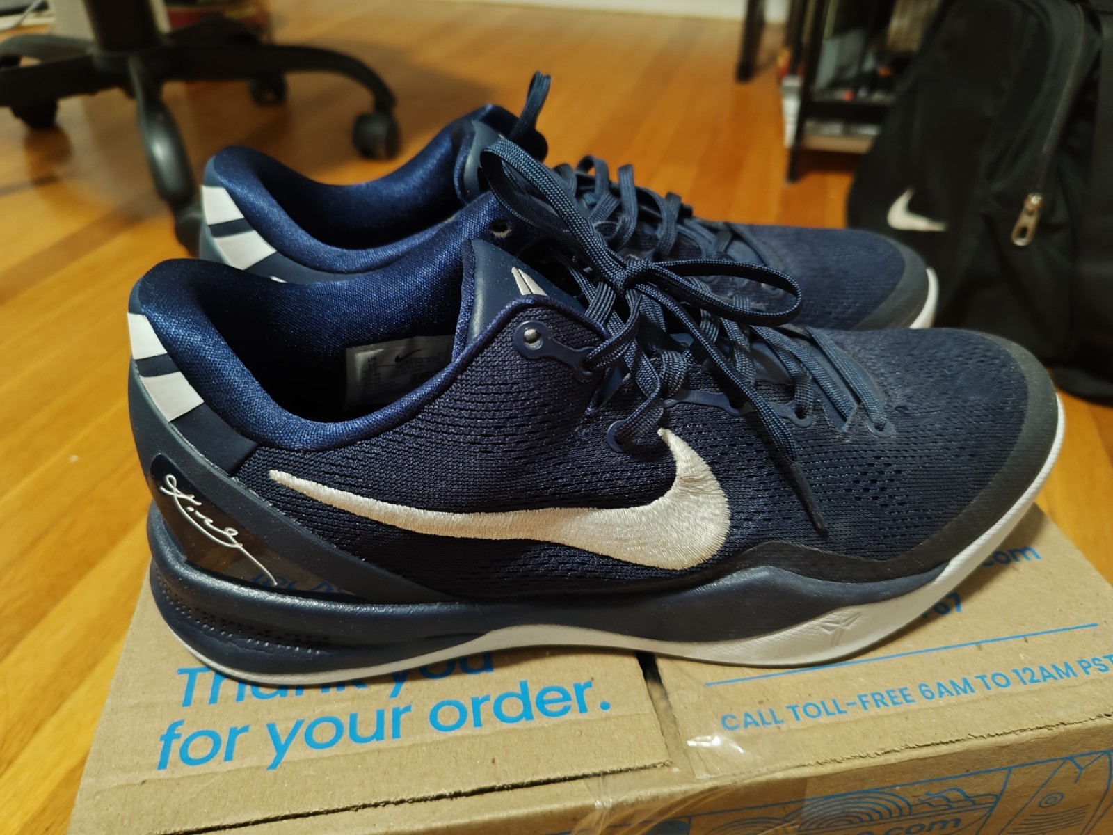 Size 10 - Nike Kobe 8 Protro College Navy