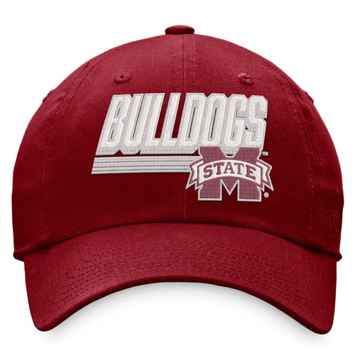 Men's Top of the World Maroon Mississippi State Bulldogs Slice Adjustable Hat - Bild 2 von 4