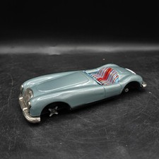 Old Bandai Mga 1600 Coupe Blue Small Size Tin Toy No Wheels