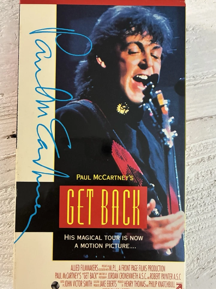 VHS BEATLES - GET BACK -HELP- PAUL McCARTNEY  THREE VHS TAPES FOR BEATLE FANS Foto 4 de 4
