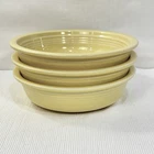 3 Fiesta Yellow Coupe Soup Cereal Bowl Fiestaware Homer Laughlin HLC