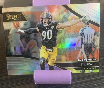 2018 Panini Select - Snapshots T.J. Watt #SN-15 Silver Prizm Steelers