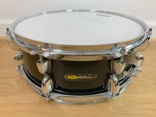 SOUND PERCUSSION Labs SP 5 by 14-inch SNARE DRUM Black Wrap Wood Student Starter