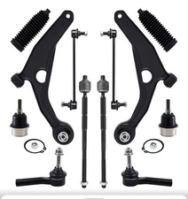 12pc Front Lower Control Arm Ball Joint Tie Rod for Chrysler 200 Sebring Avenger