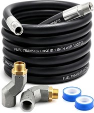 1 Fuel Transfer Hose 20ft With 2pcs 1 Fuel Hose Swivel For Diesel Male Npt C 1 Fuel Transfer Hose 20ft With 2pcs 1 Fuel Hose Swivel For Diesel Male Npt C