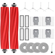 19 Pack Replacement Parts for Qrevo S/Qrevo Pro/Qrevo MaxV Robot Vacuum Clean...