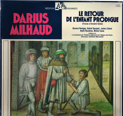 Milhaud: Le Retour De L'Enfant Prodigue / Milhaud, Demigny, Bacquier, Caron - LP