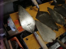 Rose and Marshalltown brick/block trowels vintage