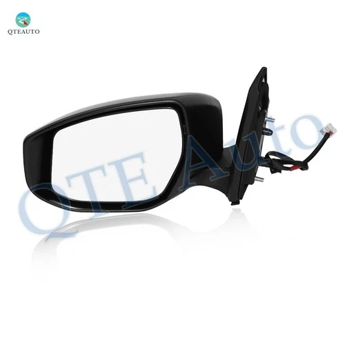 Left Power Foldaway View Mirror Black Smooth 12H3P For 2013-2019 Nissan Sentra