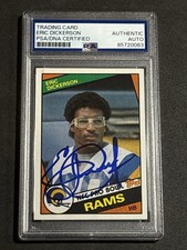 Eric Dickerson Cards, Rookie Card and Autographed Memorabilia Guide 30