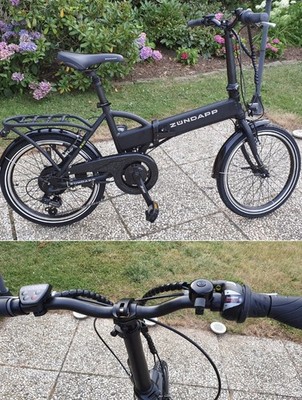 Zündapp Green 1.0 20 Zoll Unisex E-Klapprad E-Bike Pedelec Schwarz