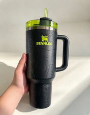Stanley 40oz Spider Web Tumbler Vacuum Insulated Travel Mug with Handle Straw