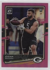 2020 Panini Donruss Rookie Optic Preview Pink Prizm Josiah Deguara #P-292 02sc