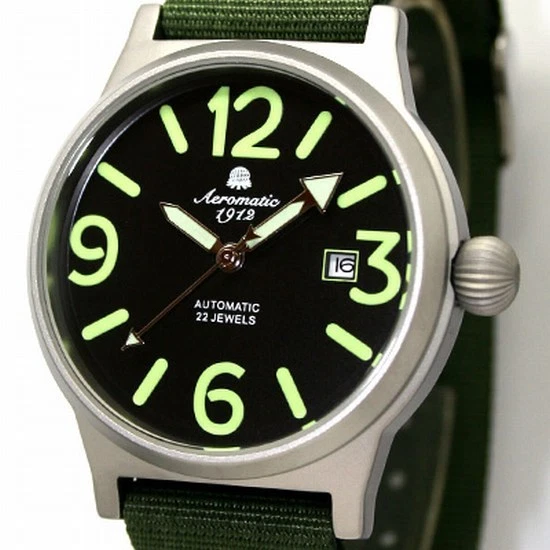 Aeromatic 1912 Mechanical (Automatic) Analog Wristwatches for sale