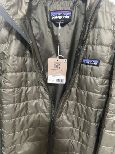 Patagonia Nano Puff Jacket Mens Sz S Sage Khaki Green Full Zip Primaloft Quilted - Picture 5 of 5