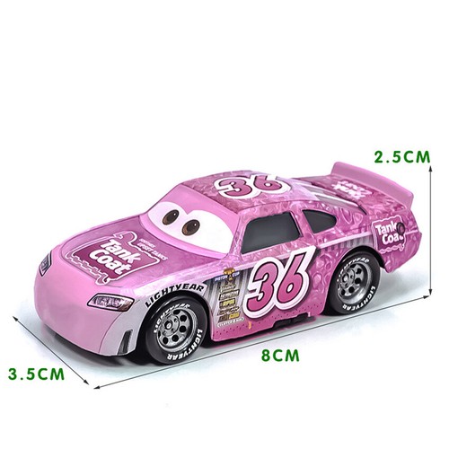 1-3 Pack Disney Pixar Cars NO.36 Tank Coat Truck&Pickup&Car Model Car McQueen - Picture 2 of 16