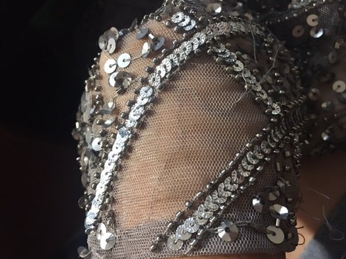 Para mujer Nuevo con etiquetas Adrianna Papell Lentejuelas Cuello en V Vestido Formal de Noche Talla 2 - Imagen 11 de 11