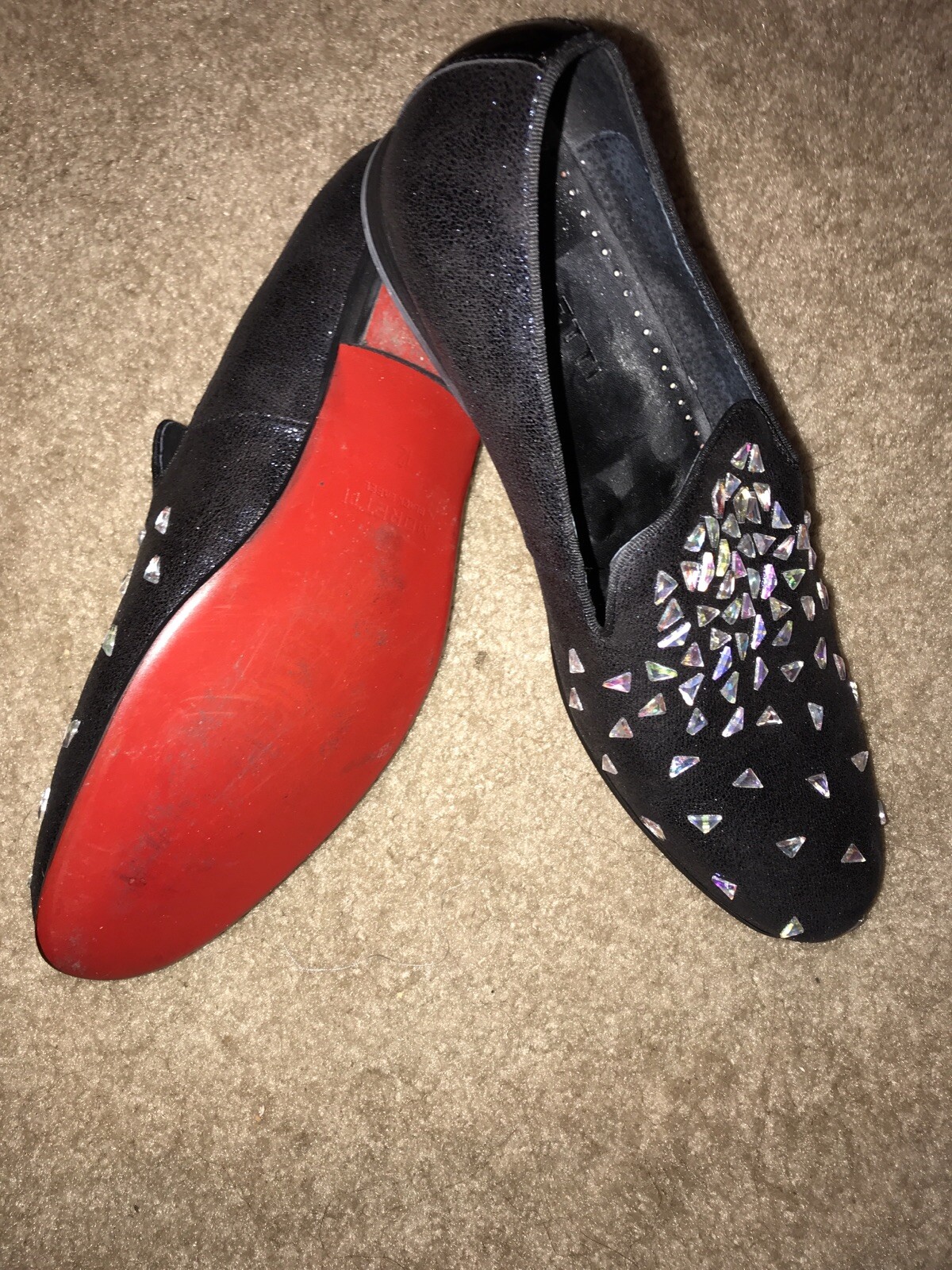 moretti black label loafers