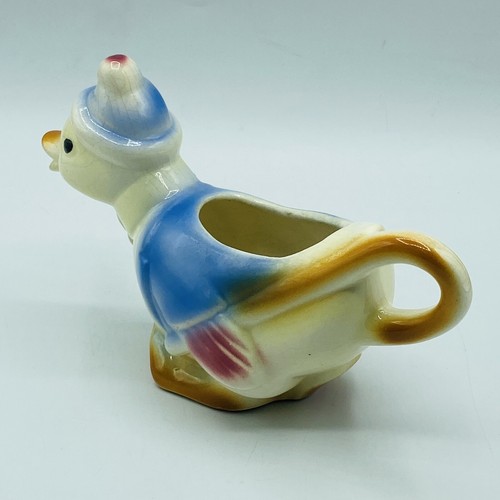 Vintage Royal Copley Baby Duck Creamer Pitcher Spaudling Blue Hat & Coat - Picture 8 of 10