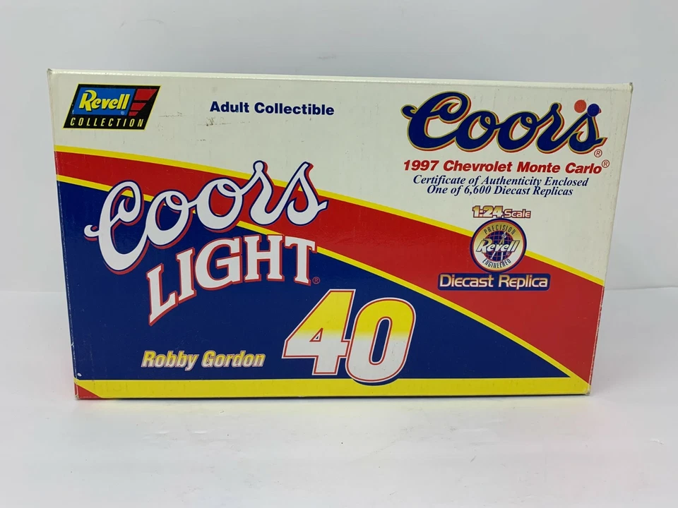 Revell Nascar #40 Robby Gordon Coors Light Chevy Monte Carlo 1:24 Diecast Foto 3 de 4