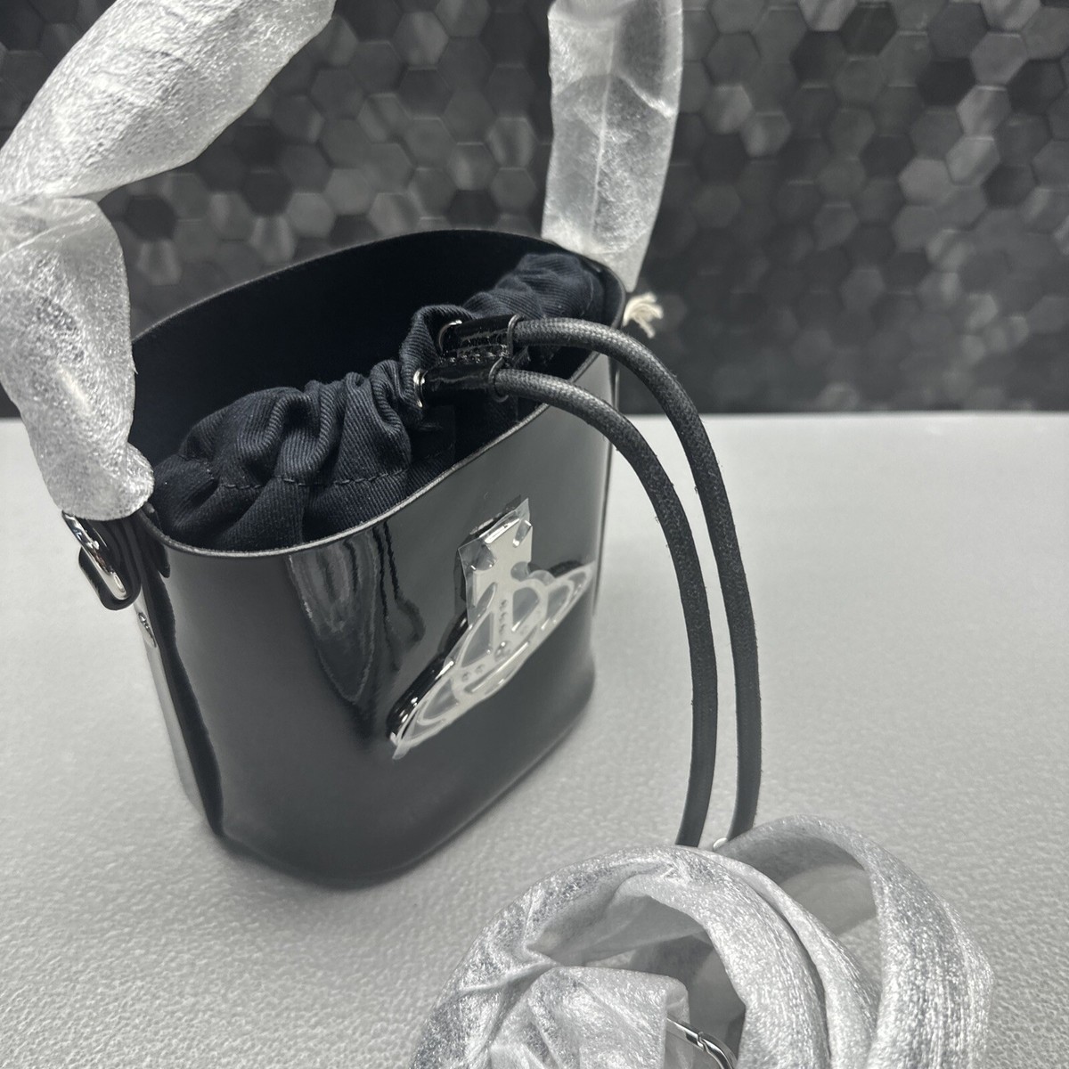 SALE★Daisy S【送込 Vivienne Westwood】Drawstring Bucket Bag 14927374-1145109015474804.jpg
