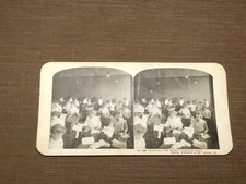 VINTAGE CAMERA STEREOVIEW STEREOSCOPE CARD MONEY COUNT SEARS ROEBUCK CHICAGO ILL