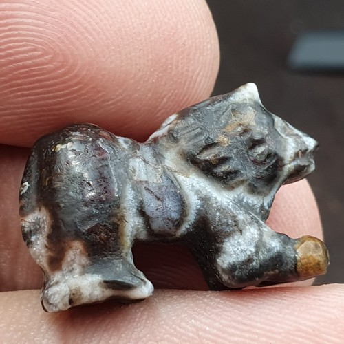 Jasper Amulet Bead Ancient Middle Eastern Animal Figurines - Picture 8 of 13