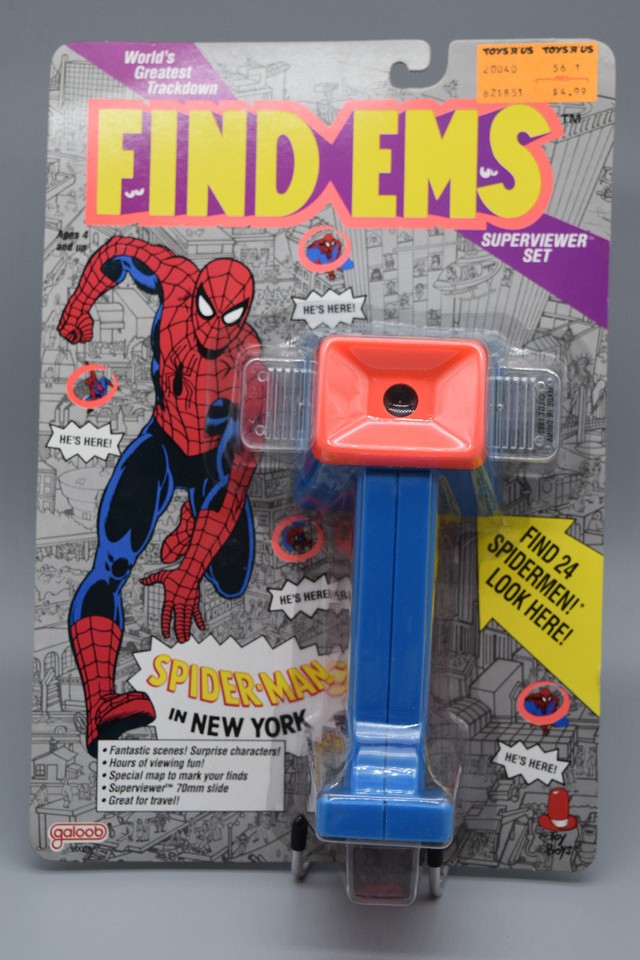 Spider-Man Find EM's Superviewer Set & 2 Superviewer Slides, Org ...