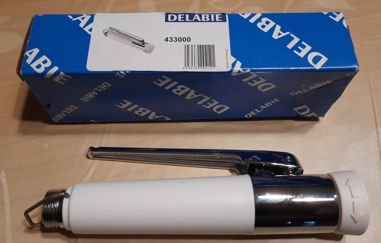 Douchette DELABIE anti-calcaire pour remplacer un pistolet de plonge usé