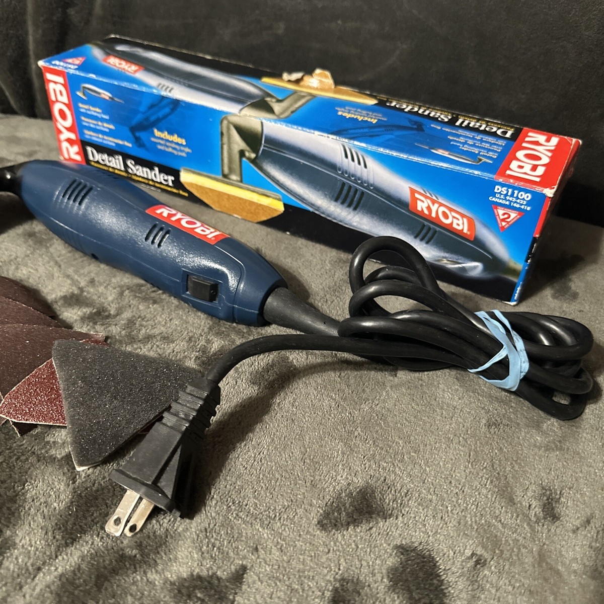 Ryobi OEM Schleiffilz-Pad 560716002 – Ersatzteil Für DS11008 Schleifgerät, Im Großpack