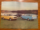 1972 Volvo Full Line 4-page Sales Brochure - 1800E, 1800ES, 164, 142, 144, & 145 — photo 2