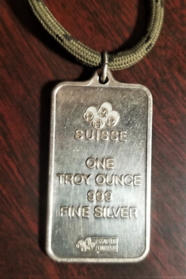 PAMP Suisse Falcon Raptor pendant Switzerland 1oz 999 FINE Silver