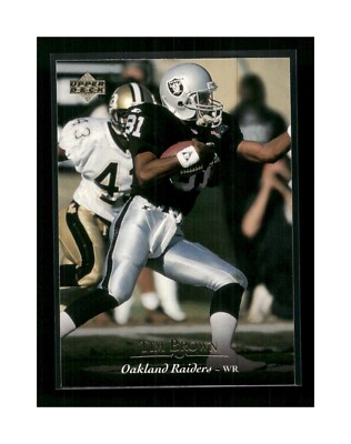 Tim Brown 1995 Upper Deck #56 Oakland RaidersJeff Hostetler LOT 10 CARDS RC