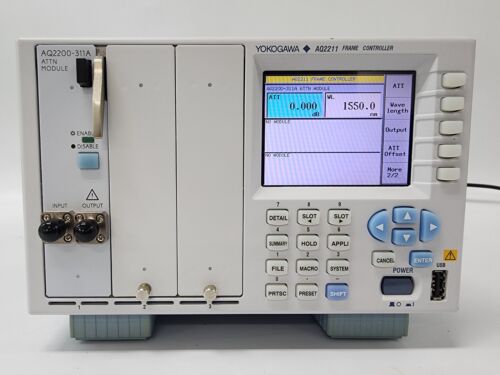 Yokogawa AQ2211 Rahmen-Controller 3 Steckplätze, AQ2200-311A optisches Dämpfungsmodul - Bild 2 von 20