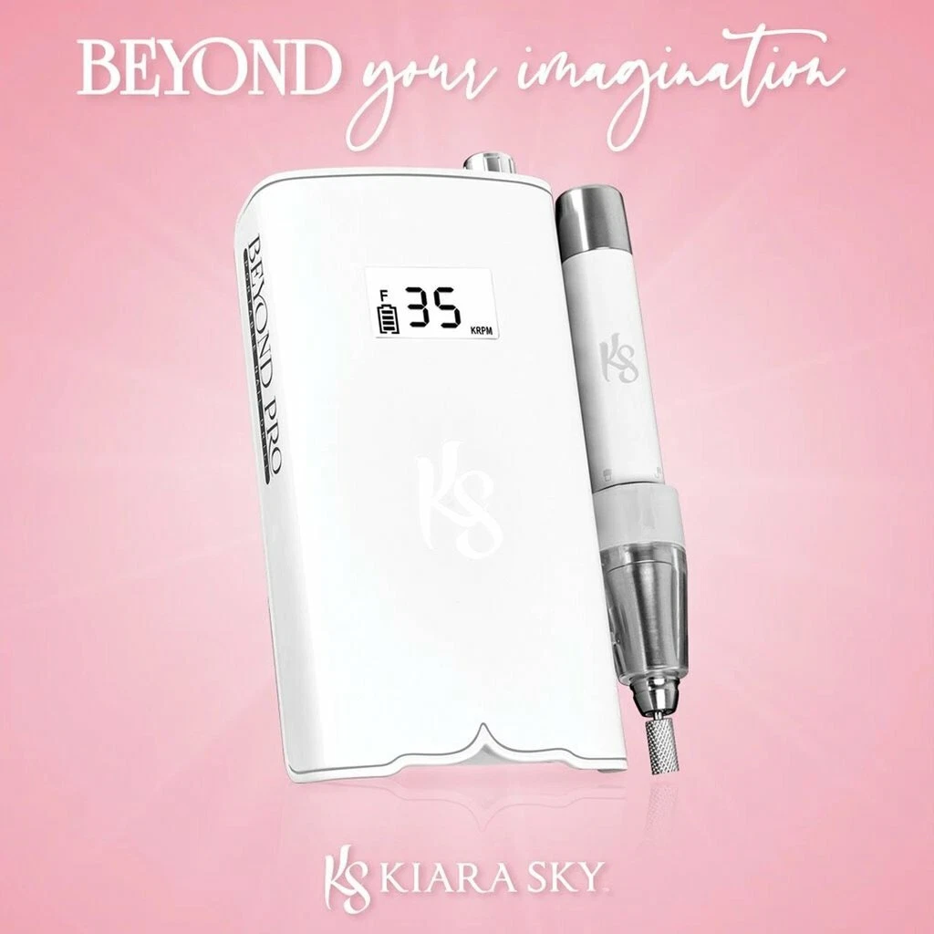 Kiara Sky Beyond PRO Portable Nail Drill White Color Brand New Sealed