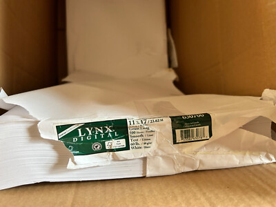 Domtar Lynx Opaque Digital Ultra-Smooth Laser Paper, Ledger Size (11in x 17in)