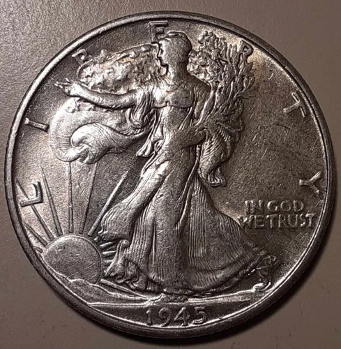 Photo of a 1945-S Walking Liberty Half Dollar from an eBay listing that sold on Jul 20, 2026
