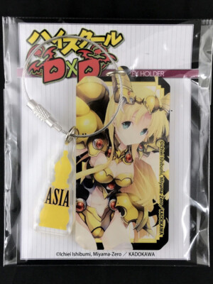 High School DxD Asia Argento Wire Acrylic Key Holder Key Ring Contents Seed New