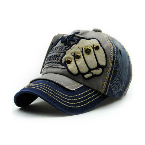 Baseballkappe Herren Damen Druckknopflasche Sport Hip-Hop Sonnenmütze Mütze Baumwolle UK - Bild 28 von 34